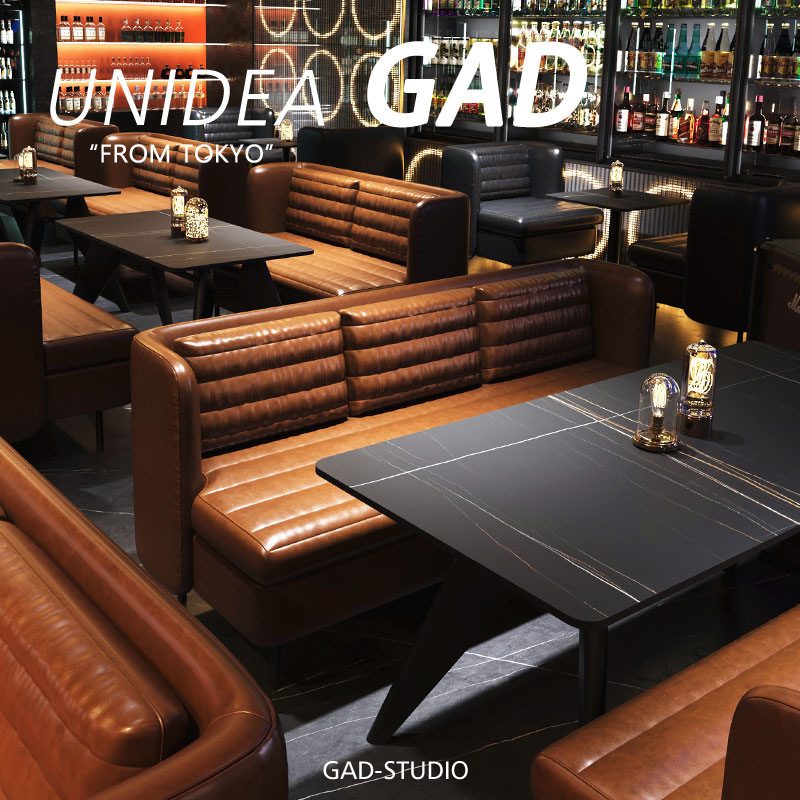 UN Bar Clearing Bar Cabin Sofa Coffee Table Club KTV Cafe Rest Area Sales Department Table and Chair Combination