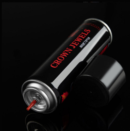 Pyramid gas lighter gas filling loud fire machine butane gas cylinder empty spray gun straight shot gas tank wholesale