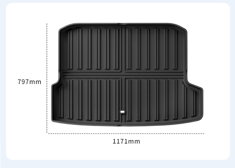 Suitable for 25 Toyota Bz5 Car Floor Mats, Dirt-Resistant and Waterproof, Special Car Floor Mats, Tpe Floor Mats, Trunk Mats