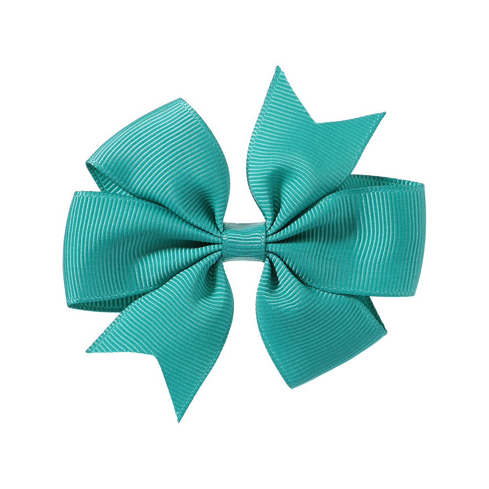 Fashion Solid Color Bow Knot Cloth Hair Clip 1 Piece display picture 3