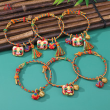 端午节五彩绳手工小粽子手链编织手串儿童宝宝五色线手绳礼物批发