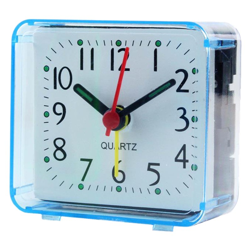 Simple Alarm Clock for Primary School Students, Square Mini Small Desk Clock, Children's Bedroom Bedside Clock Manufacturer Wholesale