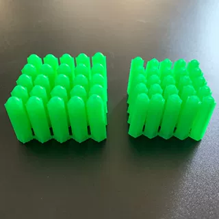 盒装塑料膨胀管 绿色连体胶塞  6厘胀管6mm工程工厂装修配套胀塞