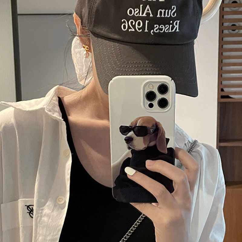 Suitable for 14 phone 12 film case, iPhone 13 plus trendy brand Cool Dog ERP_voghion.com