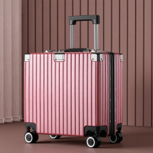 玫瑰金东方航空行李箱20寸女18寸可上飞机20*40*55拉杆不用托运
