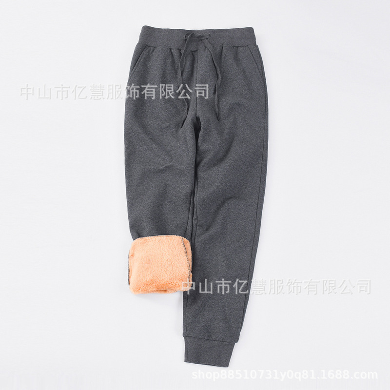 Women's Winter Warm Wool Pants, Cashmere Trousers, Sweatpants, Jogging Sweatpants, Amazon Plus Velvet Long