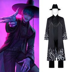 K-POP猎魔女团cos服恶魔男团沙加男孩cosplay万圣节舞台表演服装