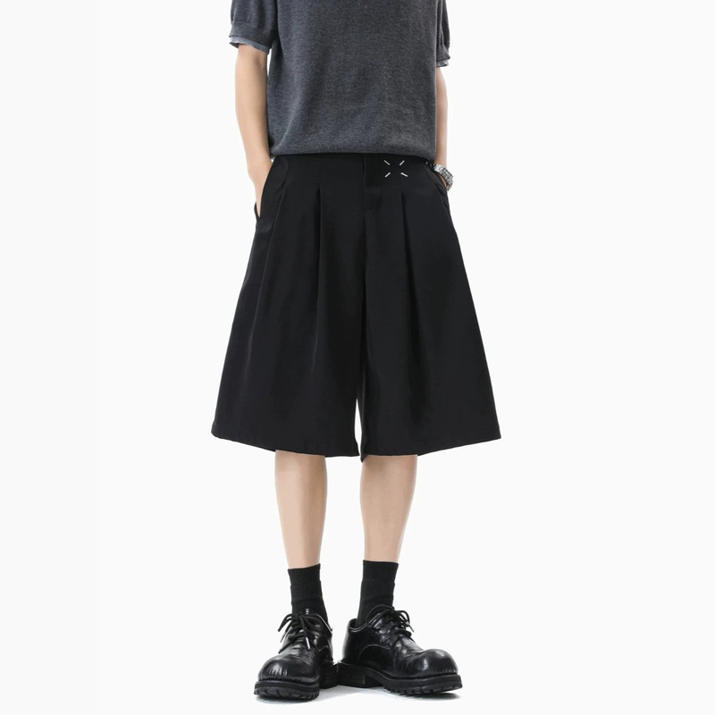 Chao Lunbu Summer Pleated Loose Wide-Leg Straight Casual Pants High-End Trousers Factory Store Wholesale in Stock