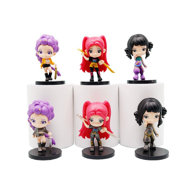 Группа ведьм охоты Девушка K-POP Tiger Crow Rumi Star Series Фигурки Внешняя анимация Игровая версия Q Точная кукла Трендовая игрушка
