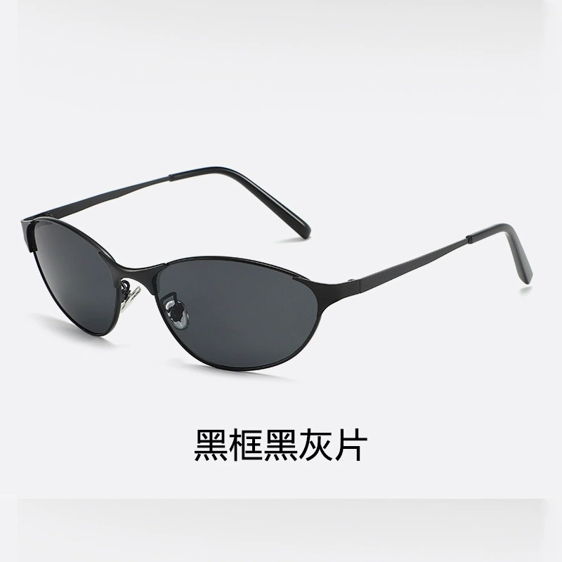 Солнцезащитные очки ZHUANLIYANG cat-eye, ледяно-голубые линзы, премиум с 2-каратным акцентом