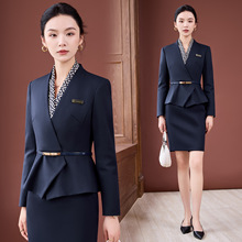 职业西装套装女春秋2025新款气质高端会所酒店前台接待制服工作服