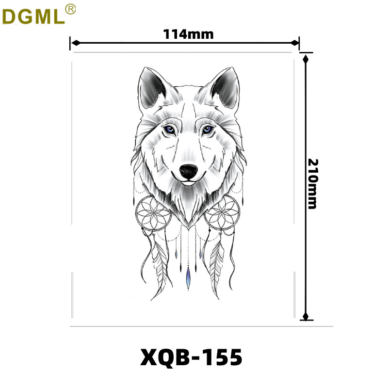 Pegatinas de tatuaje dibujos animados flor brazo pegatinas medio brazo completo oso ciervo divertido transfronterizo color creativo tatuaje pegatinas al por mayor