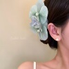 11# sky blue moth orchid hair clips [two]