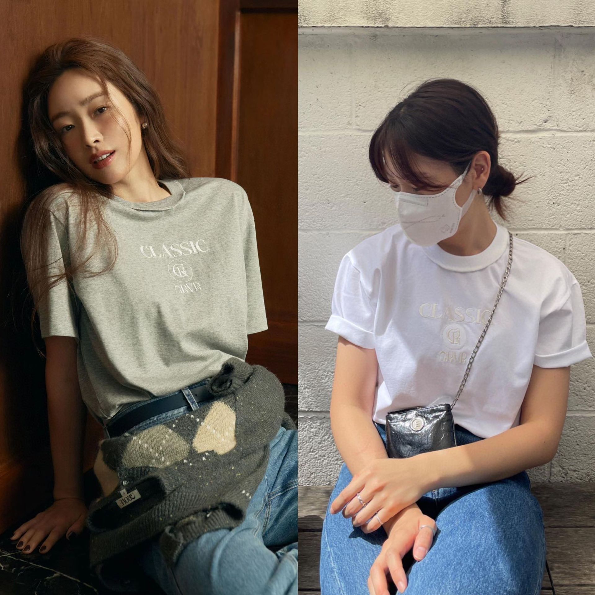 【Clearance 80】Gr Air Enzyme Washed Linen Cotton Slogo Letter Embroidery Crew Neck Regular Shoulder Short Sleeve T-Shirt