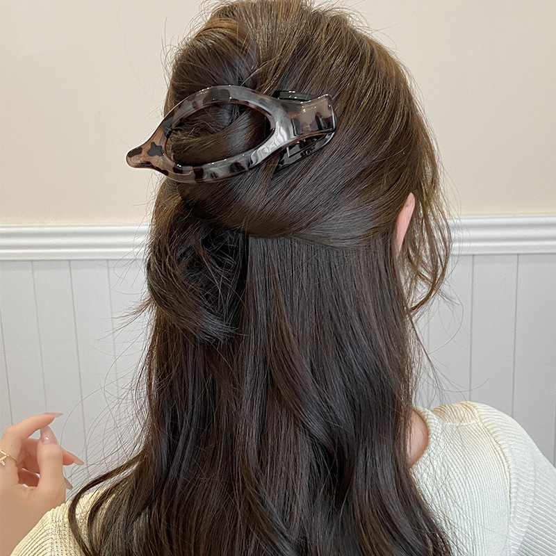 인터넷 빨간 머리 액세서리 플레이트 머리 빗 오리 부리 머리핀 잡아 클립 큰 머리핀 머리핀 탑 클립 머리 장식 한국 클립 도매