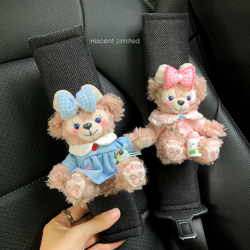 Funda Protectora de Felpa para Cinturón de Seguridad de Auto Decorativa