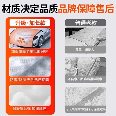 for winter use, Car snow shield