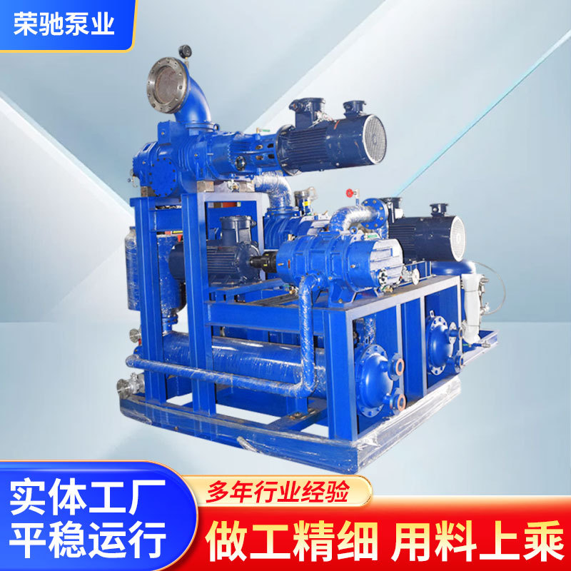 水环罗茨真空机组不锈钢真空泵机组2BW闭式循环系统真空泵厂家