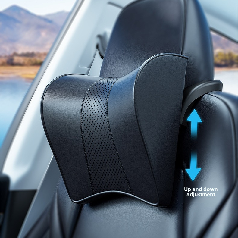 Car headrest mechanical adjustment neck protection ModelY3 headrest suitable for tesla tesla car seat back cushion_voghion.com
