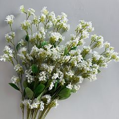 仿真花雪柳枝手球花飘雪线条花艺婚庆家居假花花束装饰花材婚礼堂