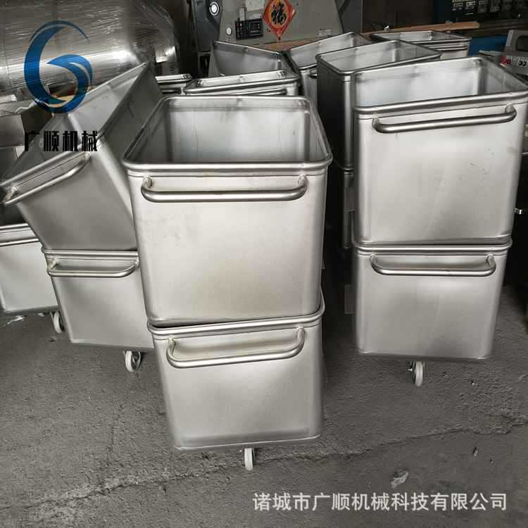 厂家批发 料斗车 不锈钢料斗车 周转车 滚揉机配套用料车