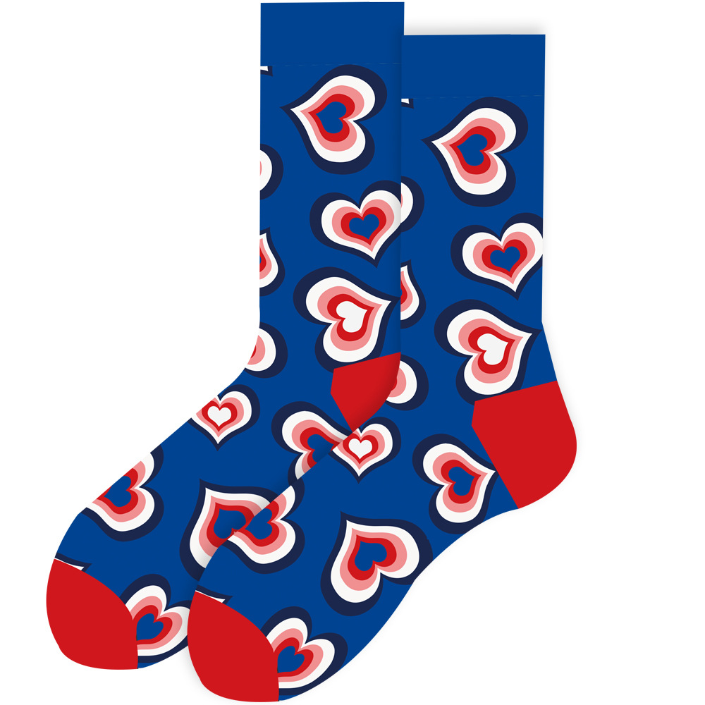 Women's Gender 20 Pairs Cute Sweet Women's Heart Shape Polyester Cotton Polyester Crew Socks