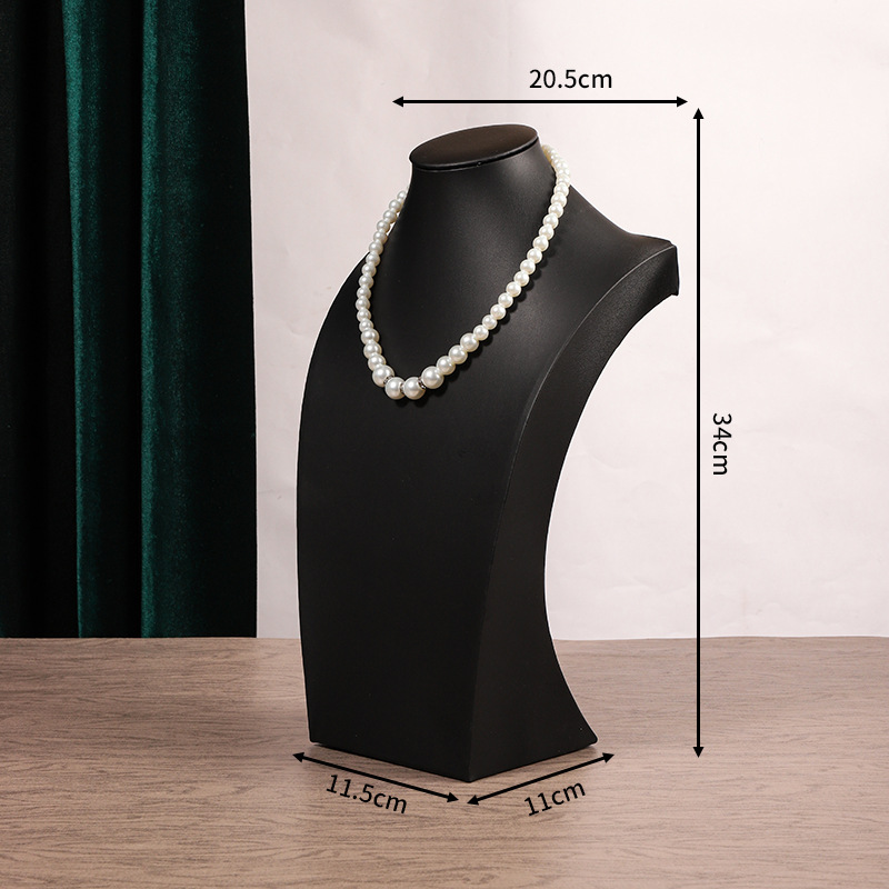 Collar estante de exhibición modelo retrato estante de joyería modelo de cuello mostrador accesorios collar estante de joyería cuello image 50