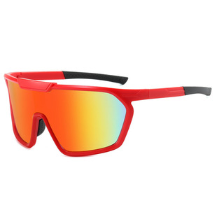 New Cycling Glasses Large Frame Outdoor Sports Sunglasses Cross-border Unisex Windproof Colorful Mountaineering Sunglasses