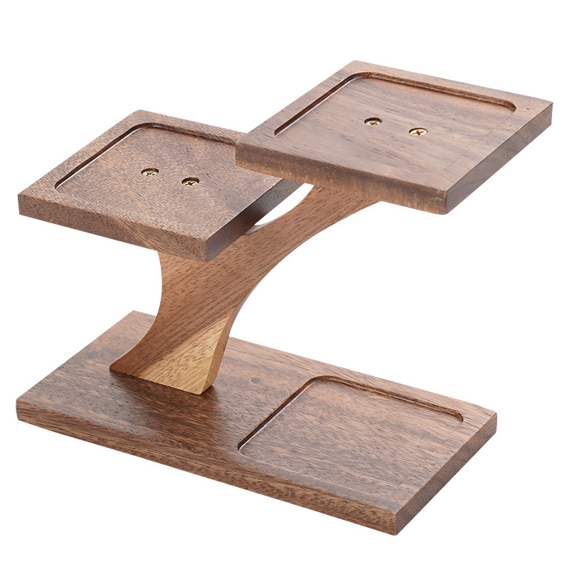 Accesorios de mesa de madera para la ceremonia del té Taza de té sala de estar cocina mesa de té organizar artículos estantes de almacenamiento estantes de tazas estantes de capas