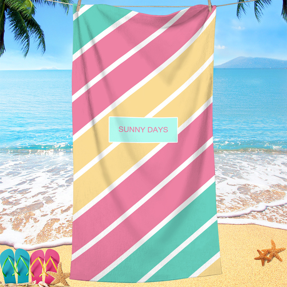 Toalla de playa de microfibra caliente de Amazon Toalla de baño absorbente de mariposa súper grande transfronteriza Towel engrosado