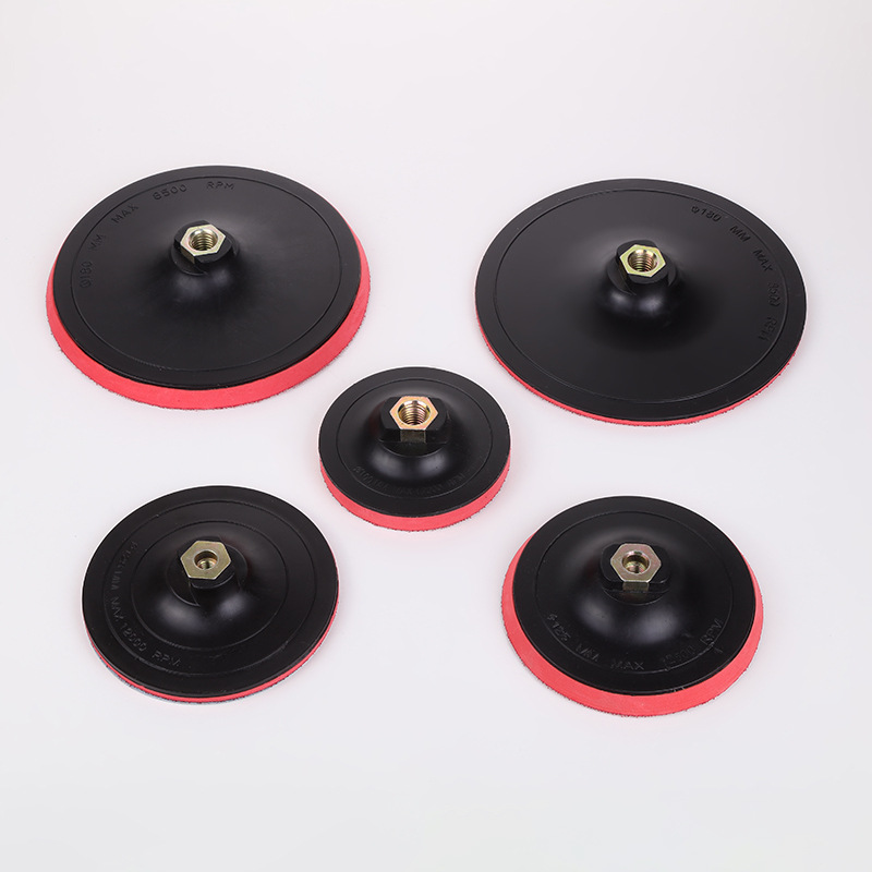 4、5、7寸打磨盘抛光盘 自粘海绵盘 气动砂纸吸盘 磨盘研磨垫磨片