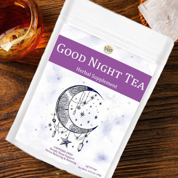 Sleep Tea Sleep Tea Bedtime Relax Clam Mood Good Sleep Tea Export Cross-border Trade TK
