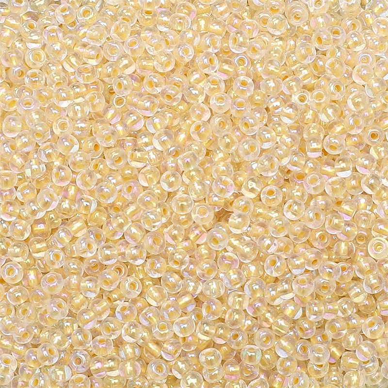 2 - 4mm accesorios de collar de pulsera caseros DIY hechos a mano con cuentas de arroz de núcleo teñido de cuentas de color mágico súper excelente