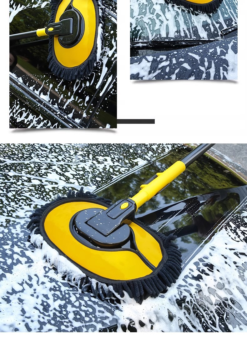 Car wash mop does not hurt the car special car soft brush professional car cleaning artifact cleaning brush tool full set of car brush