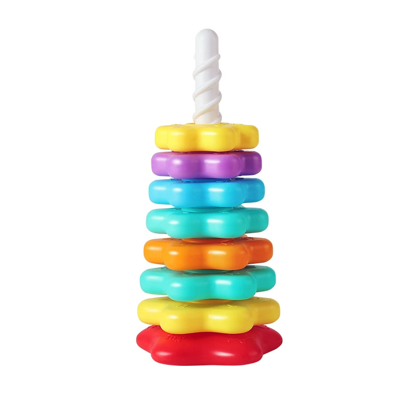 Rainbow Jenga, игрушка для младенца, 1–2 года, раннее образование