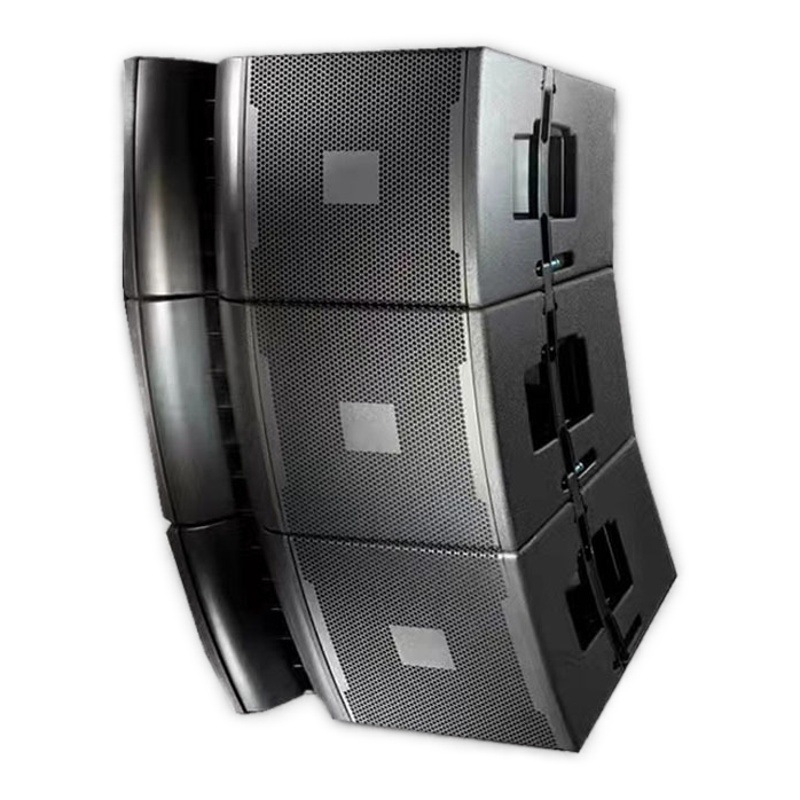 Ventas directas de fábrica doble de doce pulgadas de línea de matriz de audio profesional de gran rendimiento al aire libre etapa de audio line array equipo de altavoces