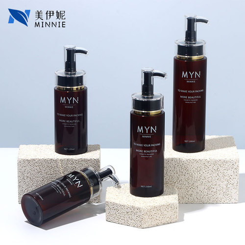 100ml120ml150ml200mlPET cylindrical lotion bottle wash and care bottle hand sanitizer bottle plastic bottle