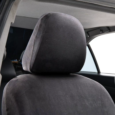 Car Headrest Case Thickened: Universal seat cover - derong-head-pillow-coverblack-all-yards