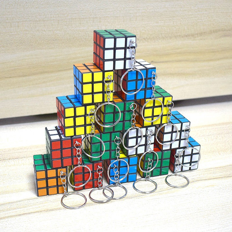 Mini 3CM Cubo Rubik de tercer orden para niños creativos pequeños juguetes de cubo Rubik para estudiantes de primaria regalo de recompensa empujar regalos transfronterizos image 1