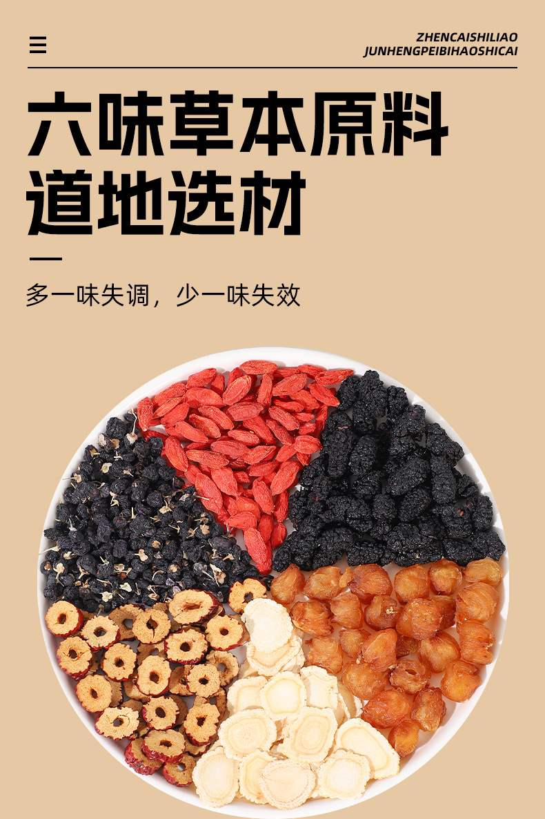 Mulberry Goji Longan Tea Bags with Red and Black Goji Berry 10g Individual Sachets for Daily Herbal Infusion quality and texture
