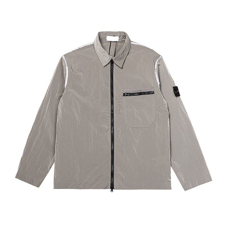 Jacket Soft Shell Metal Nylon Casual Zipper Spring and Autumn Lightweight Jacket Functional Men's and Women's Workwear