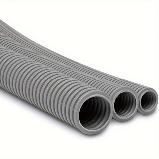 泰国 泰标 PVC波纹管电工电线穿线软管 白黑灰黄橙色厂家支持定制