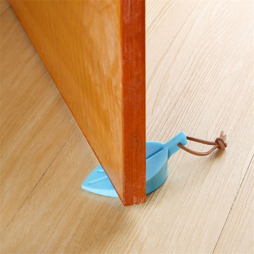 Silicone leaf door stopper, children's anti-pinch door card, creative door stop, safety door clip bar, baby cartoon anti-pinch