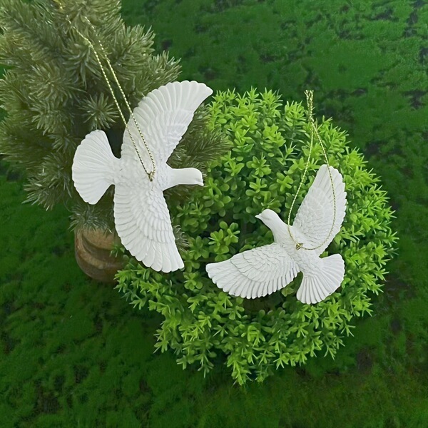 Cross-border best selling dove of peace resin statue garden…