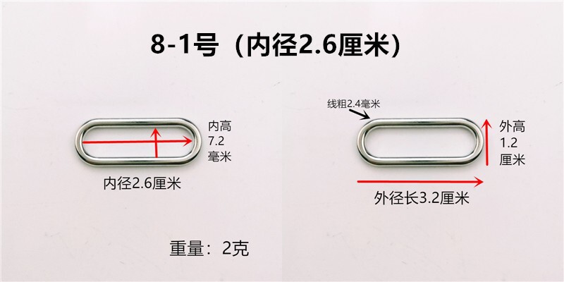 メタルエッグバックル、オーバルバックル、U字バックル、スクエアバックル、ハードウェア、バッグ、衣類アクセサリー|undefined