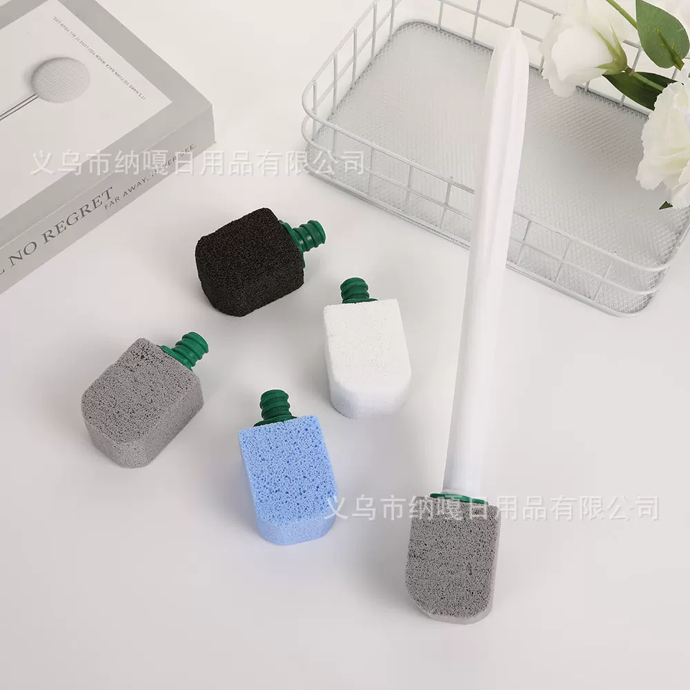 加长版手柄悬挂浮石刷卫浴水槽坐便器清洁刷手持玻璃粉马桶刷批发