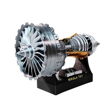 Trent900引擎模型玩具飞机涡扇发动机模型无极调速尾焰灯效礼盒升