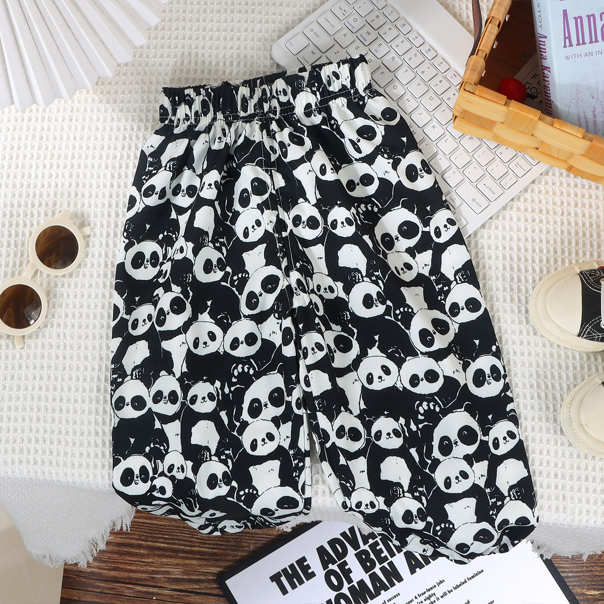 [Personalizado] Pantalones anti-mosquitos para niños, pantalones de verano de nueve puntos, pantalones de estilo coreano para niños y niñas, pantalones para niños de moda