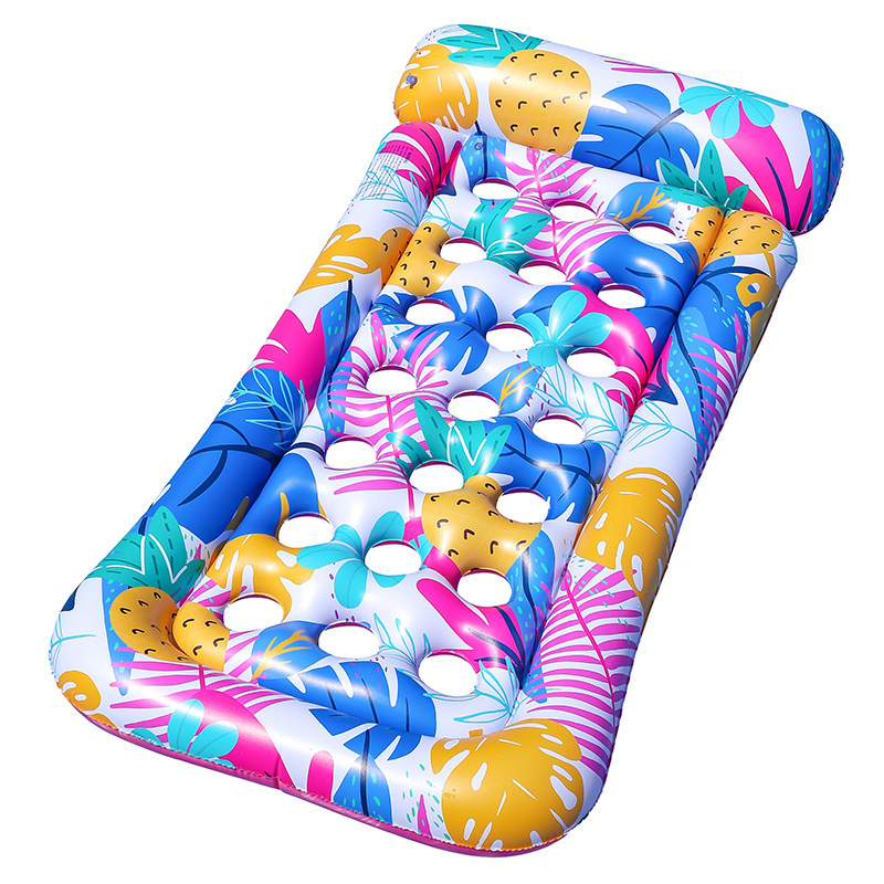 Amazon spot transfronterizo agua inflable flotante gruesa cama flotante sillón agujero tipo hamaca tortuga hoja cama flotante