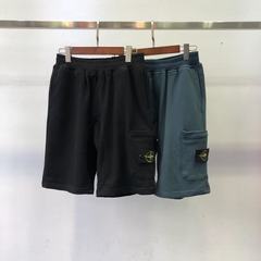 クロスボーダー STONE ストーンコンパスバッジ ジッパーポケット スウェットパンツ カジュアル スポーツパンツ ニットショーツ 男女兼用 トレンド